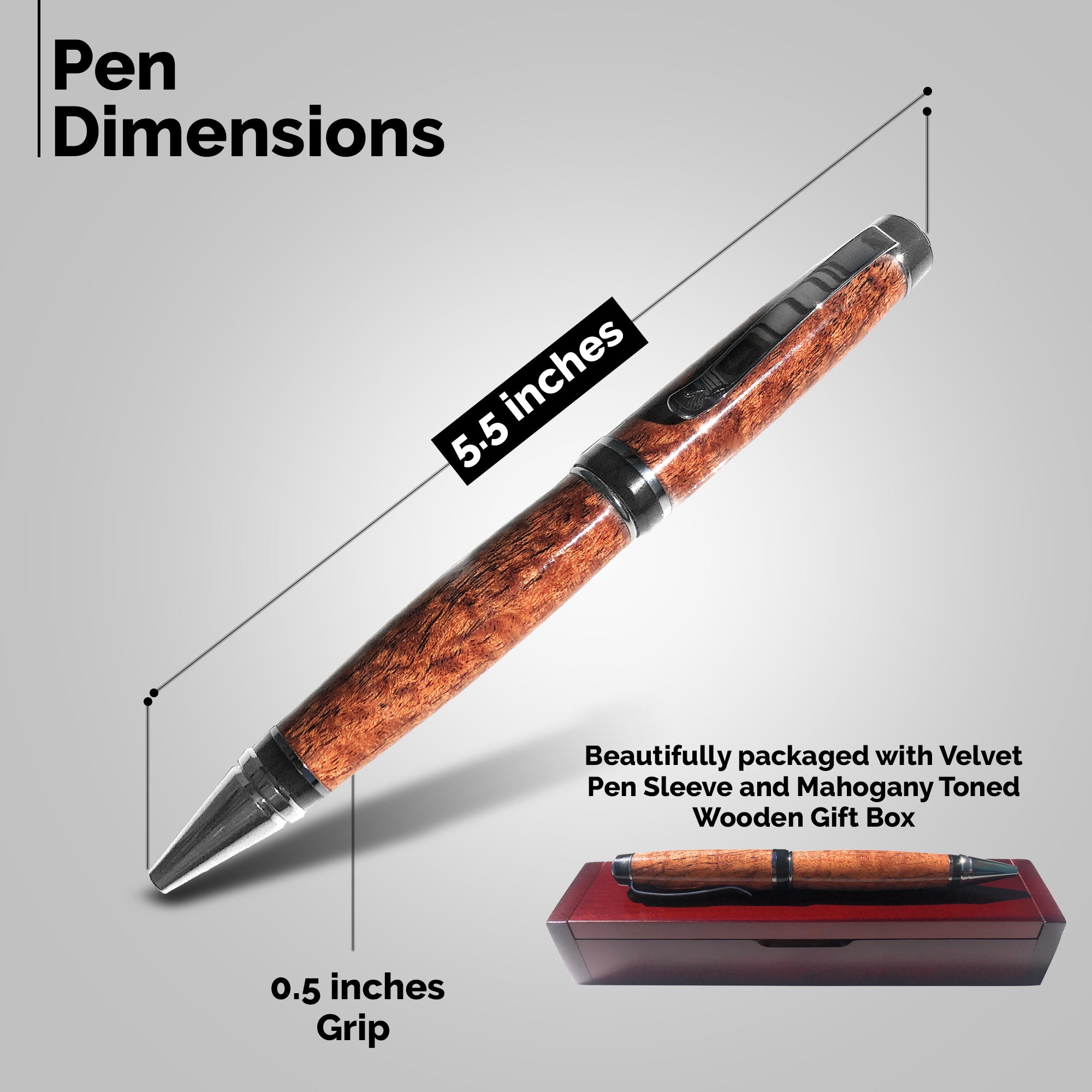 Wooden Ballpoint Pen / Hedgerow General
